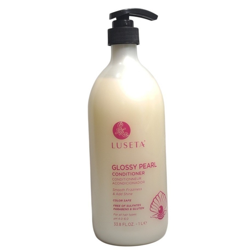 Luseta Glossy Pearl Conditioner Smooth & Frizziness Color Safe 33.8fl.oz 1 Liter
